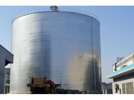 Silos de fundo plano