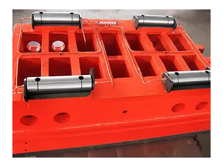 Máquina de corte e vinco plana automática com unidade de descarte