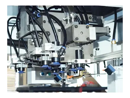 Máquina de corte e vinco plana automática com unidade de descarte