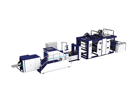 Máquina para fabricar sacos de papel com fundo quadrado (abertura inferior a vácuo)