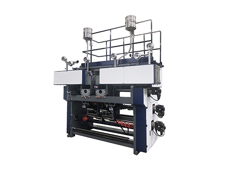Máquina automática para fabricação de sacos de papel kraft com alças torcidas e alças chatas