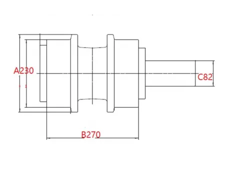 Rolete superior para escavadeira Volvo EC950