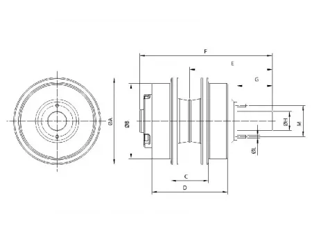 Rolete superior para escavadeira Volvo EC210