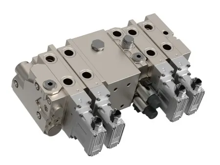 Bloco de válvulas de comando load sensing