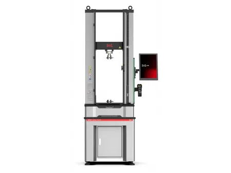 Máquina universal de ensaio eletromecânica, bancada com dupla coluna