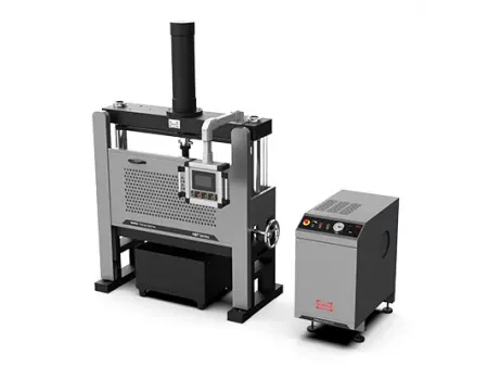 Máquina de ensaio de dobramento e redobramento de vergalhões