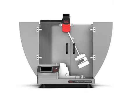 Máquina de ensaio de impacto pendular para plásticos, teste de impacto Charpy/Izod