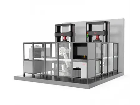 Sistema de ensaio robótico automatizado de tração de chapas