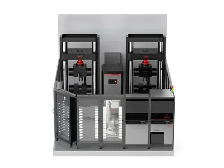 Sistema de ensaio robótico automatizado de tração de vergalhões