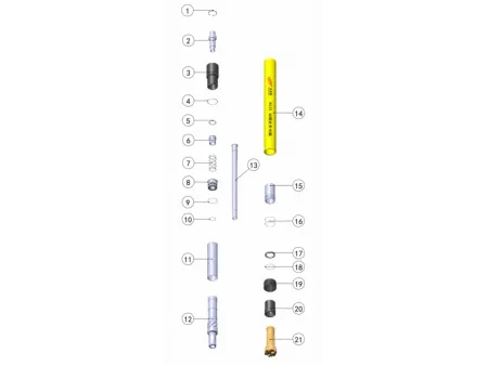 Ferramentas de perfuração down-the-hole (DTH) com circulação reversa (RC)