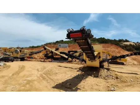 Usinas de britagem móveis de granito de 300 tph em Fujian