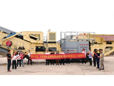 Usina de reciclagem de resíduos de construção de 350 tph em Foshan