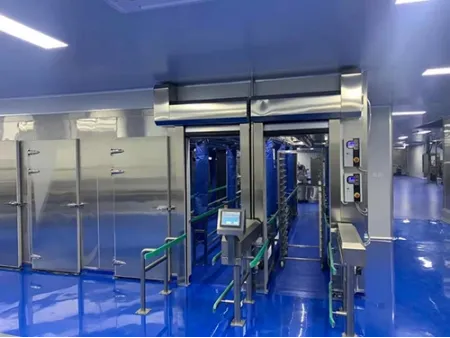 Câmara de fermentação com carro esqueleto