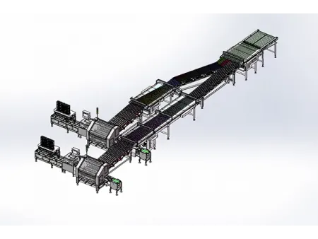 Linha Automática de Embalagem para Chips Empilhados