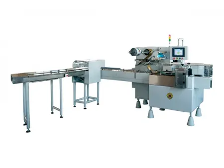 Embaladora Flow Pack Horizontal, SF-G (Embalagem Multi-Servo para Biscoitos na Vertical)