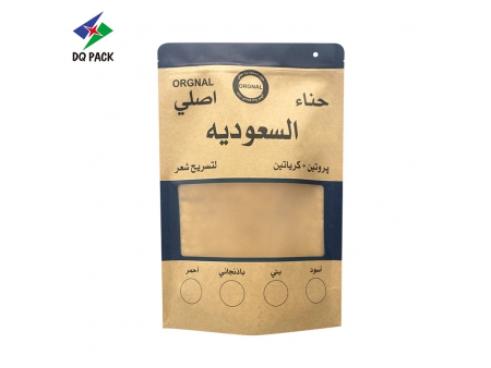 Saco stand up pouch de papel kraft
