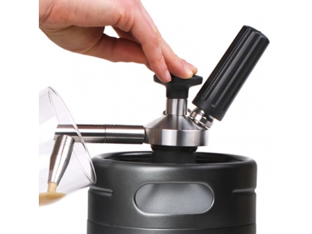 Torneira Extratora de Café Nitro Sinobatoo 2.0/Torneira de Botão para Mini Barril