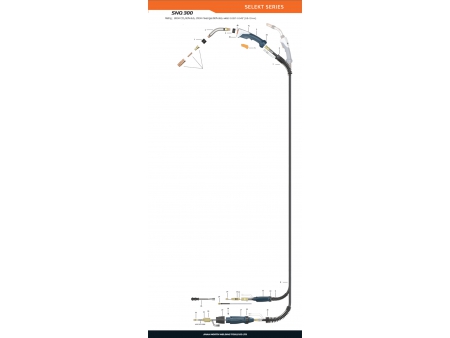 Tocha de solda MIG/MAG, SNQ300