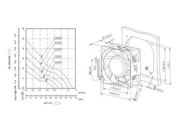 Ventilador axial DC SA6025