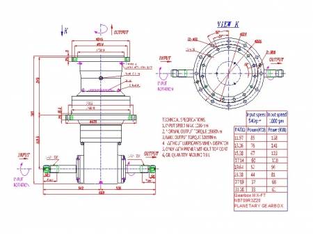 Acionamento do misturador de ração  (Acionamento modular de rosca)