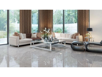 Porcelanato de mármore Silver Grey