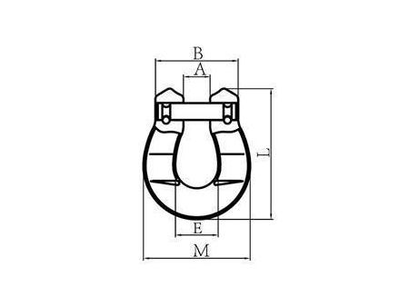 Conector Ômega em liga de aço G100