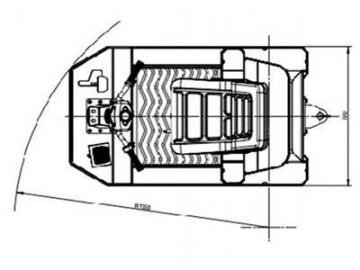 Rebocador/Reboque elétrico 1,200kg