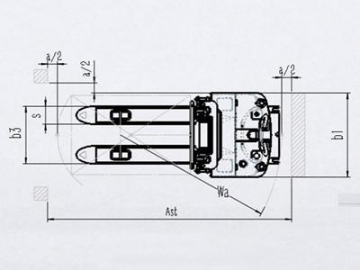 Stacker elétrico 1,000-2,000kg XE