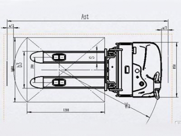 Stacker elétrico 1,500kg XEB