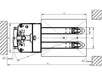 Porta-paletes elétrico 2,000-3,000kg XPA