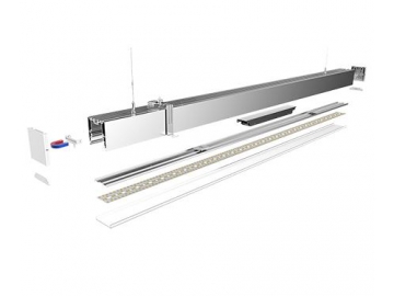 Perfil de alumínio para luminária LED linear  LS3360