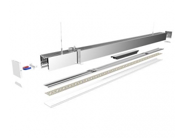 Perfil de alumínio para luminária LED linear  LS5470