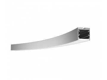 Perfil de alumínio para luminária LED curvada de luminária   AS3535-15A45/15A90