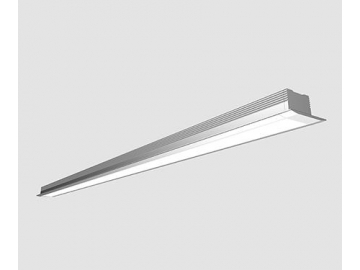 Perfil de alumínio para lâmpada LED linear embutida  LE2513