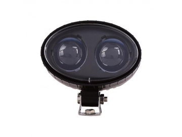 Holofote com 2 LEDs de segurança azul para empilhadeira
