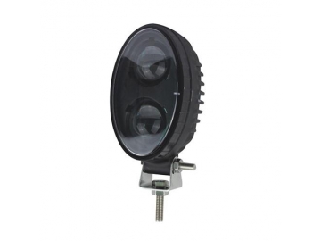 Holofote vertical com 2 LEDs de segurança azul para empilhadeira
