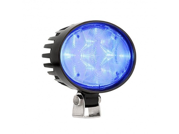 Holofote com 4 LEDs de segurança azul para empilhadeira