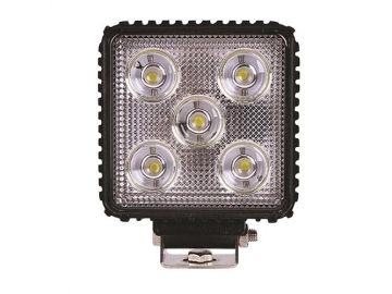 Farol auxiliar de LED quadrado de 4 pol. e 15W