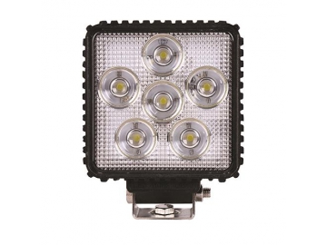 Farol auxiliar de LED quadrado de 4 pol. e 18W