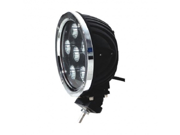 Lâmpadas de LEDs redondas para veículos Off Road 7 pol. 60W com refletor