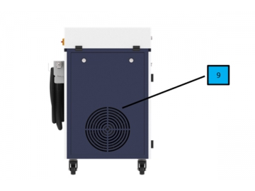 Máquina portátil de solda a laser de fibra ótica série FMW III 1000-2000W