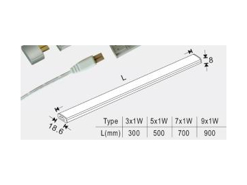 Barra LED de teto e armário SC-D104A