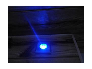 Luminária LED quadrada embutida para deck SC-F107