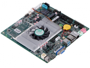 Placa-Mãe Mini-ITX 1037F/2117F, Processadores Intel® Celeron/Pentium, DC-Power