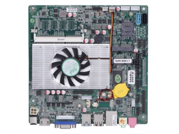 Placa-Mãe Mini-ITX I3HGP/ I5HGP/ I7HGP, processadores Intel® Celeron, DC-Power