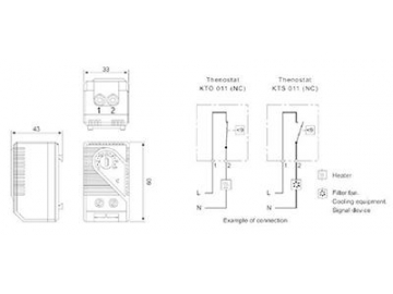 Controlador de temperatura Série KT