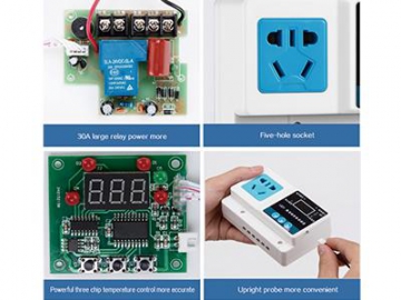 Controlador de temperatura Série THTP-1, Interruptor de controlo de temperatura do microcomputador