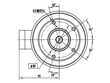 Motor de acionamento (eixo horizontal / deslocamento horizontal) 900W (3100 RPM), PMDC motor sem escova TF110AH2