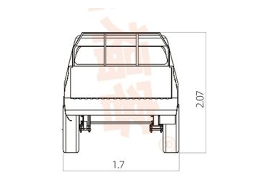 Carrinha caixa aberta, FK6-15T