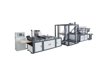 Máquina de fazer sacola TNT com alça totalmente automática, WFB-DT600